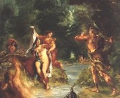 Eugene Ferdinand Victor Delacroix, Diana Surprised by Actaeon